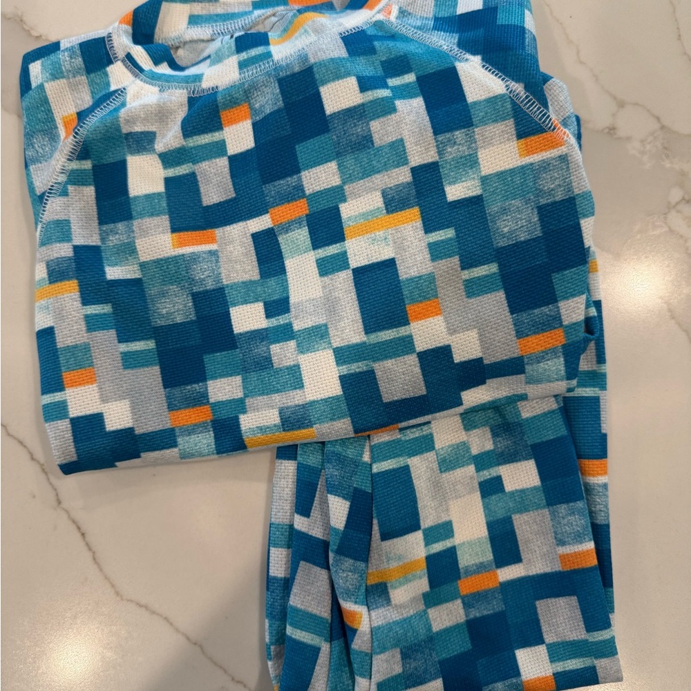 Kids Geometric long underwear - 2 pairs